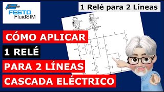 Cómo aplicar cascada especial 1 relé para 2 líneas o grupos de trabajo 😊👍 [upl. by Charry]