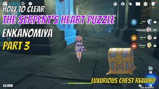 The Serpents Heart Puzzle Part 3  Enkanomiya Inazuma  Genshin Impact [upl. by Yrovi831]