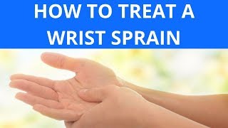 How To Treat a Wrist Sprain [upl. by Mel]