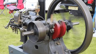 Stationary Engines At Kettering Vintage Rally 2023 [upl. by Phillane]