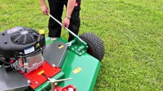 Wessex AR120 rotary mower [upl. by Aynotal]