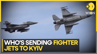 Denmark to deliver 19 advanced F16 jets to Kyiv  RussiaUkraine war  World News  WION [upl. by Anilat]