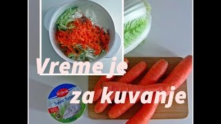 Vreme je za kuvanje Salata od kineskog kupusa [upl. by Ahsieuqal]