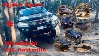 Pajero Sport and Mitsubishi 4x4 Australia at the Ormeau Tracks [upl. by Ysiad]