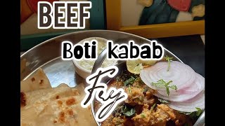 Beef Boti Kabab FRY diyasfooddiaries4539 [upl. by Neeruan]