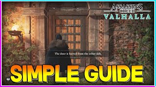 How To Open Any Barred Door in 2 Seconds  Assassins Creed Valhalla [upl. by Ennairak]