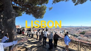 Lisbon city walking tour part2  Monte Agudo Lisbon  Lisbon vlog [upl. by Rosalynd501]