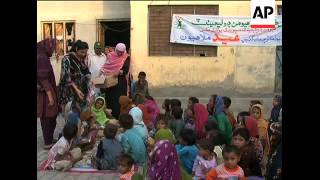 Presents given to children in floodhit areas ahead of Eid festival [upl. by Truk]