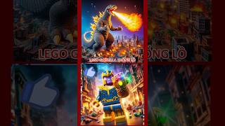 Thử Thách Đố Vui 🧠🍬 Keo Nặng  Thế Giới Lego Lego Godzilla Khổng Lồ Vs Lego Thanos [upl. by Ayin462]