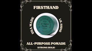 Barber Reviews FIRSTHAND AllPurpose Pomade  90 Second Reviews [upl. by Anaeda]