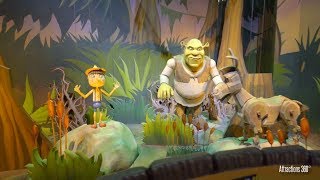 4K Shrek Ride  Trackless Dark Ride  Motiongate Theme Park in Dubai [upl. by Grishilde]