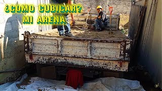 Aprenda a cubicar su arena en la obra  CONSTRUCCIONES IDEALES [upl. by Amsirak927]