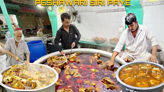 Ghani Khan Siri Paye Recipe  200 KG Siri paye Recipe  Peshawari Siri Paye Recipe  Morning Nashta [upl. by Ynnor]