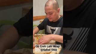 Crab Salad Wrap saladstop salad shorts shortsvideo [upl. by Cati]