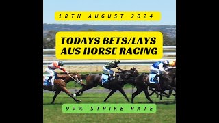 Australian Horse Racing  Betting Tips  18082024 [upl. by Prud171]