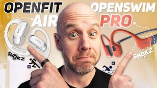 OpenFit Air and OpenSwim Pro  the ULTIMATE sportheadphones by Shokz [upl. by Warden]