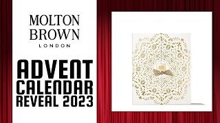 MOLTON BROWN ADVENT CALENDAR 2023 REVEAL [upl. by Nauqahs]