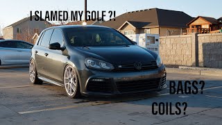 RACELAND COILOVERS ON MY MK6 GOLF R [upl. by Oemac]