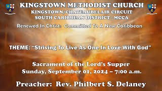 Kingstown Methodist Church Sunday Morning Worship Service September 01 2024 at 700 AM [upl. by Aym]