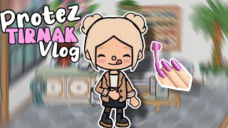 Protez tırnak VLOG💅🏻🎀 TOCA DAİSY Toca Life World Türkçe  tocaboca TDFC 💕 [upl. by Joeann]