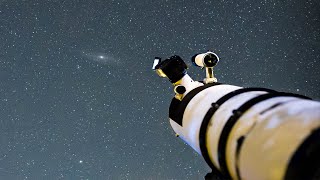 Andromeda Galaxy Live View through my Telescope [upl. by Thirzi373]