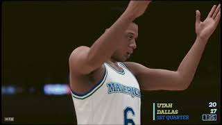 NBA2K24 MyLeague April 7th 1984 Utah Jazz 6612 vs Dallas Mavericks 3245 [upl. by Petronilla39]