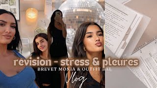 VLOG BREVET MONIA  REVISION  BAL DU COLLÈGE  STRESS [upl. by Arluene]