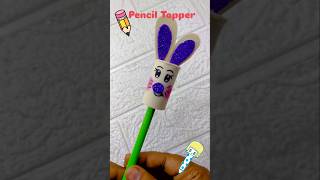 Pencil Topper youtubeshorts jyoticraftgallerydiypencil school schoolsuppliescute cutecrafts [upl. by Ahsele813]