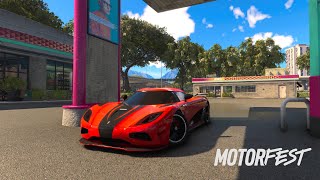 The Crew Motorfest  koenigsegg agera r  top speed and highway driving  4K HDR  PS5 [upl. by Rosemonde]