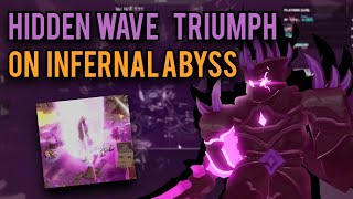 HIDDEN WAVE TRIUMPH ON INFERNAL ABYSS  Roblox TDS [upl. by Noskcaj4]