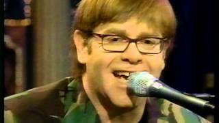 Elton John  Rosie O Donnell Show October 1 1997 quotTiny Dancerquot [upl. by Bathilda584]