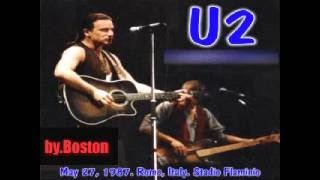 U2 Live 1987 Rome Stadio Flaminio full concert mp3 [upl. by Harmonie205]