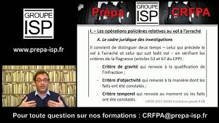 CRFPA  Correction du sujet 2017 de procédure pénale [upl. by Ellemac]