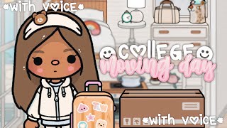 Moving To My New Dorm COLLEGE  With Voice  Toca Life World [upl. by Ev]