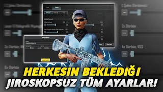 ÇOK BEKLENEN JİROSKOPSUZ HASSASİYET AYARLARI😱 HER CİHAZA UYGUN HASSASİYET AYARI  PUBG MOBİLE [upl. by Briney440]