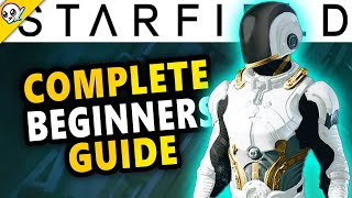 Starfield  Beginner Guide  Secrets Contraband Ship Building and more [upl. by Adnalro]