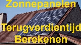 Zonnepanelen rendement [upl. by Attalie]