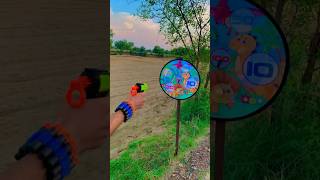 DoubleSided Board with 5 Sticky Balls 1 Gun 10 Eva Soft Bullets 3 Darts Unboxing largedartboard [upl. by Asalocin986]