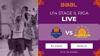 BC Kutaisi vs KK Askus JetoilOrissaare  BBBL boys U14 [upl. by Svirad232]