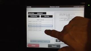 Casio VR100 amp vr200 epos system  how to look at previous sales [upl. by Amador]