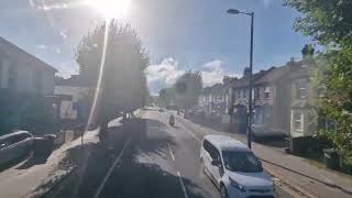 London bus 60 from Streatham station to Old Coulsdon 161024 [upl. by Rosario]