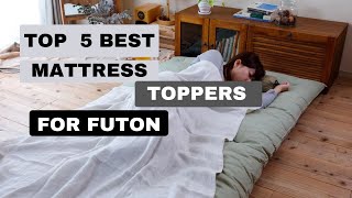 Top 5 Best Mattress Topper For Futon Reviews of 2024 [upl. by Aivatnahs648]