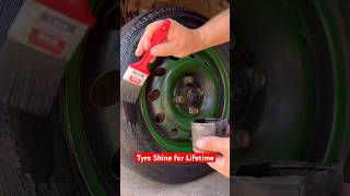 Best Tyre Shiner Ever  Lifetime Shine for Your Car Tyre motorcare tyre [upl. by Chapnick]