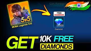 GET FREE 10K DIAMONDS FROM MOBA LEGENDS 5V5  MOBILE LEGENDS  VRiN [upl. by Nitsoj126]