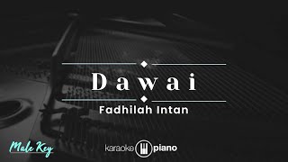 Dawai  Fadhilah Intan KARAOKE PIANO  MALE KEY [upl. by Anstus]