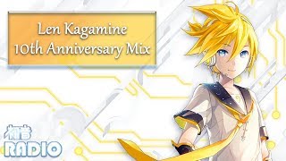 Len Kagamine 10th Anniversary Mix 20 Songs [upl. by Rockie]