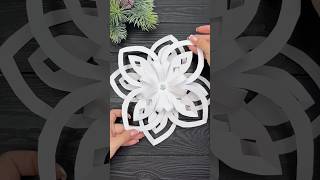 WoW 😍 Easy Paper Snowflake Christmas Decorations 2024 [upl. by Xella470]