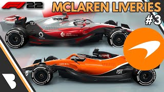 F1 22  MCLAREN LIVERY IDEAS  MP44 MCL32 MP427 MP412 MP430  3 [upl. by Iver]