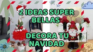 2 DIY DECORACIÓN NAVIDEÑA  NAVIDAD 2024✨🎄 [upl. by Cletus]