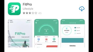 Download correct FITPRO app for smartwatch on app store iphone or google play store android [upl. by Legra]